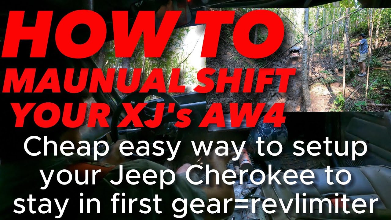Convert Your Automatic Transmission Jeep Cherokee To A Manual Shift Automatic For More Control!