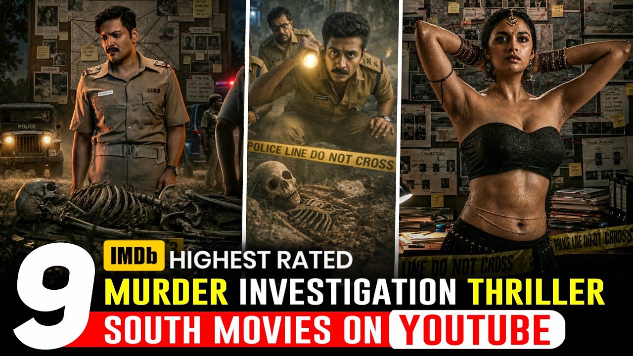 Top 9 New South Indian Suspense Thriller Movies in Hindi | 2026 South Murder Mystery Movies In Hindi