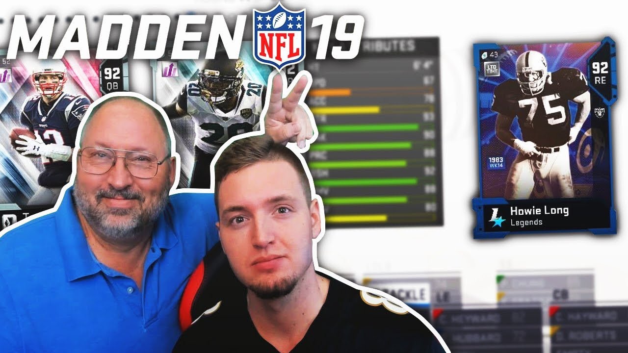 MY DAD DRAFTS AN INSANE TEAM! MADDEN 19 MUT DRAFT