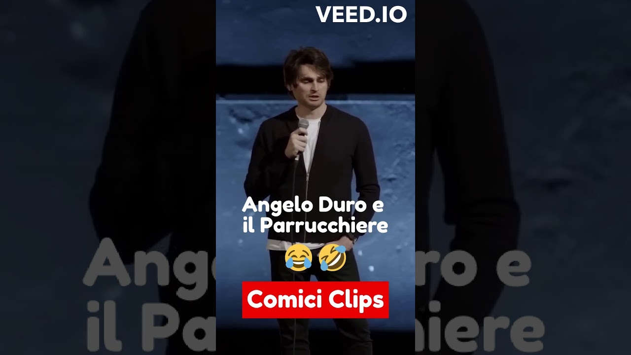 ANGELO DURO IL PARRUCCHIERE😂🤣 #shorts #comico #comicit&agrave;italiana
