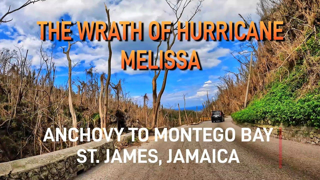 The Wrath Of Post Hurricane Melissa Destruction/Hill, Anchovy To #Montego Bay, Jamaica 