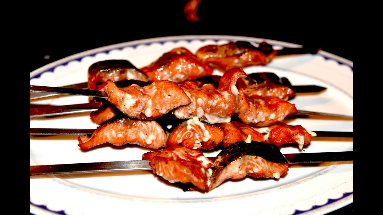 Ultimate Grilled Salmon Kabobs Recipe - very easy