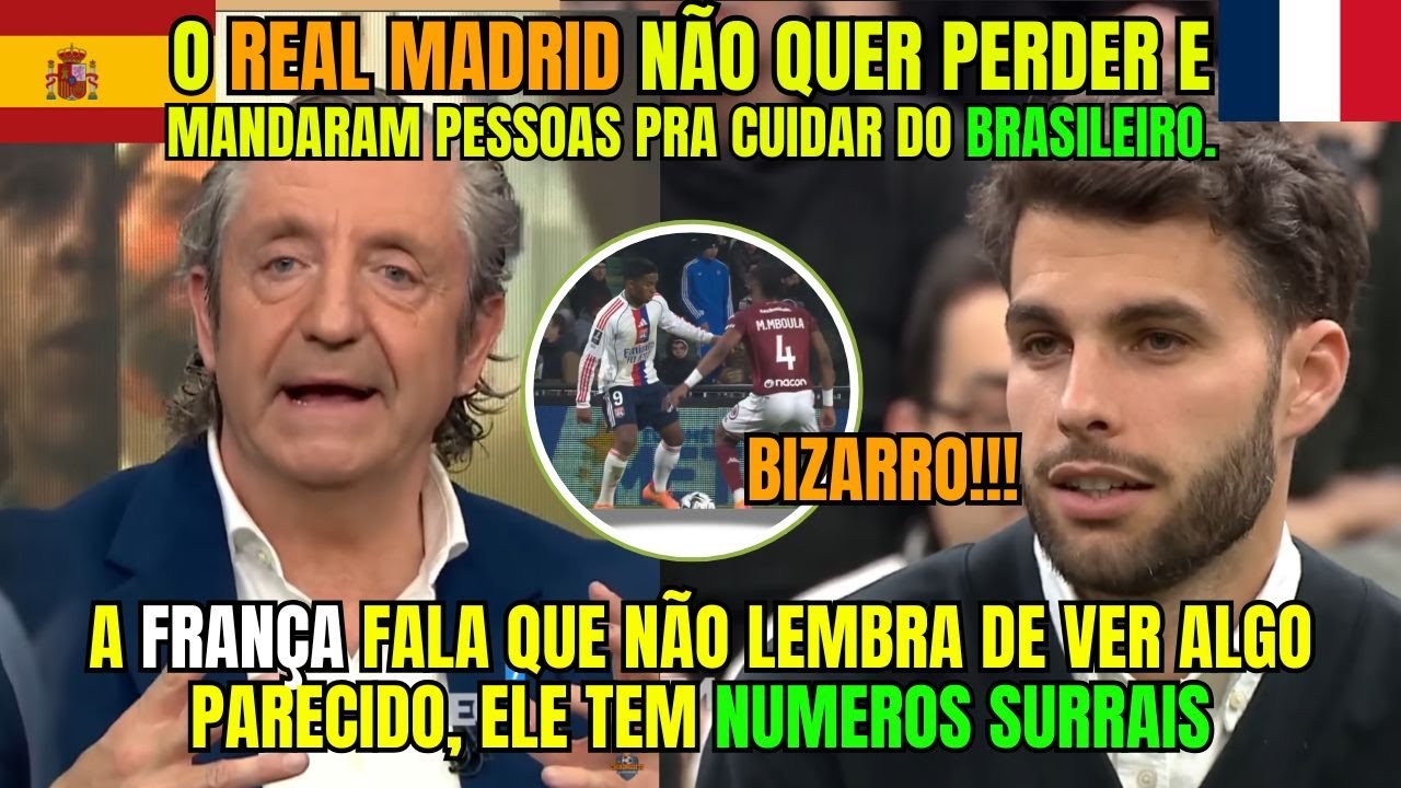CHIRINGUITO SURPREENDE NA TV ESPANHOLA E TV FRANCESA COLOCA ENDRICK COMO FENÔMENO MUNDIAL!!