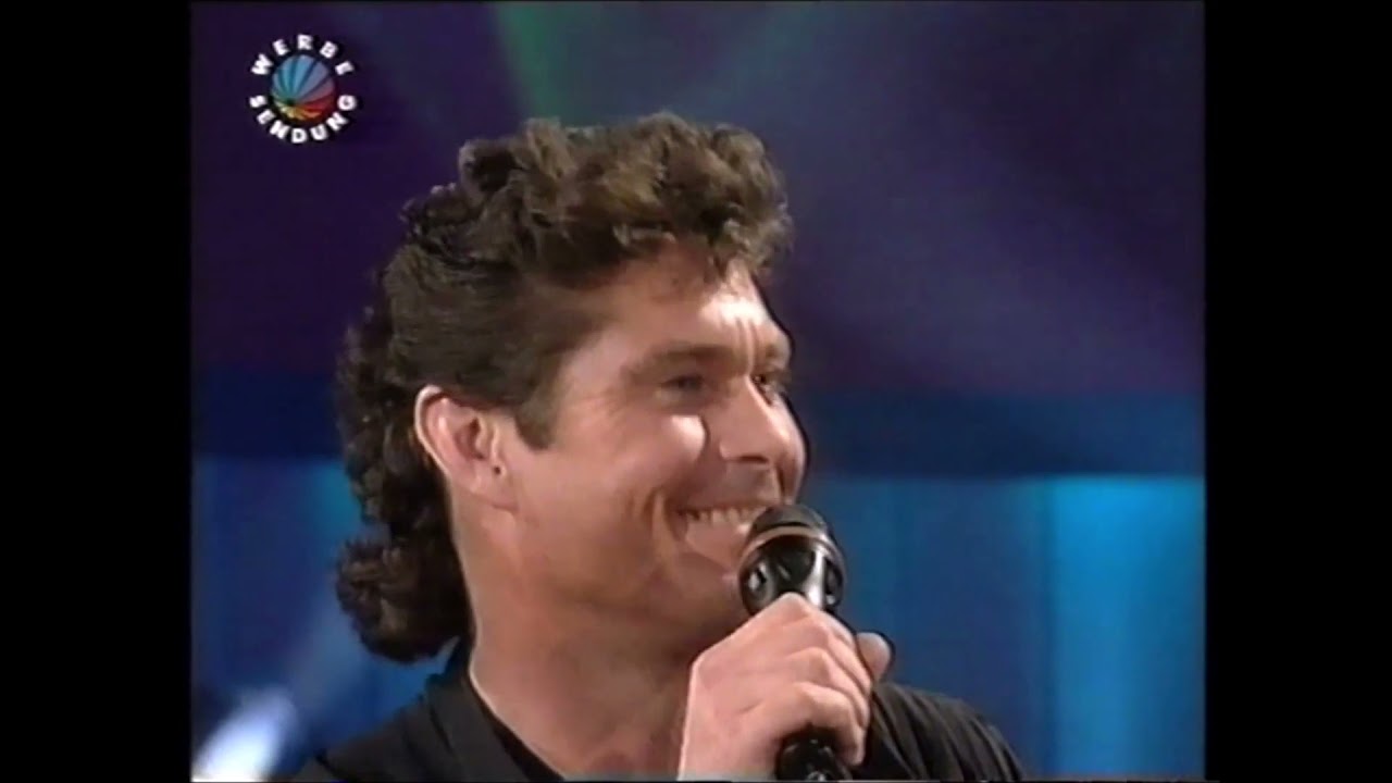 David Hasselhoff bei der Glücksradgala 1994