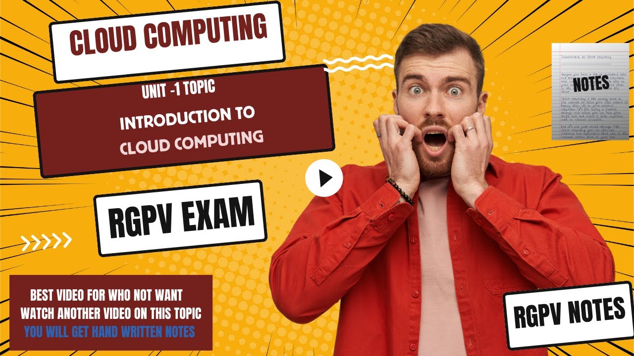 Cloud Computing Explained for Beginners || rgpv  notes unit 1 topic 0