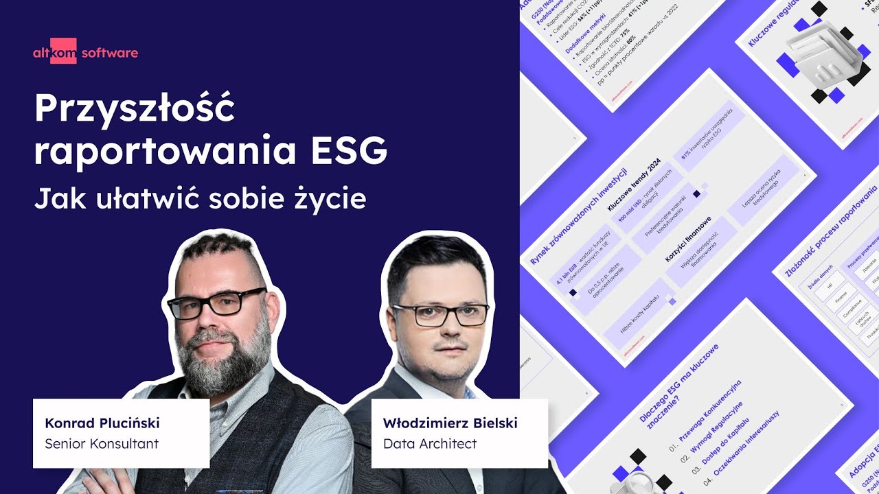 Przyszłość raportowania ESG - jak ułatwić sobie życie?