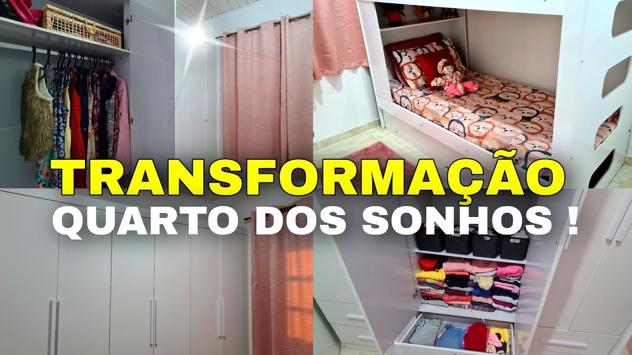 TERMINAMOS A REFORMA DO QUARTO DAS CRIANÇAS | DECORAÇÃO FICOU LINDA
