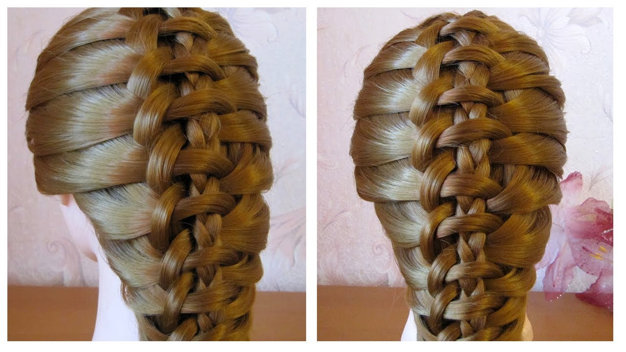 Tuto coiffure simple cheveux long/mi long 💗 Coiffure tresse originale 💗 facile à faire