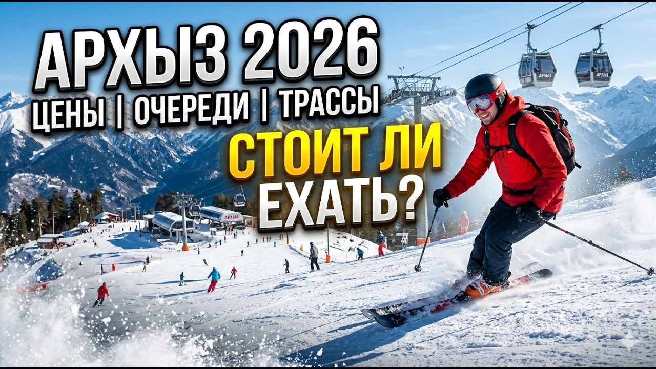 Архыз 2026: цены, очереди, трассы и стоит ли ехать?