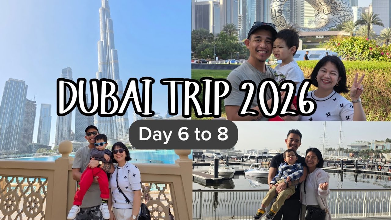 Part 5 Dubai Trip 2026: Sunday Mass, visit Dubai nice spots - Dubai Mall, Burj Khalifah, & more
