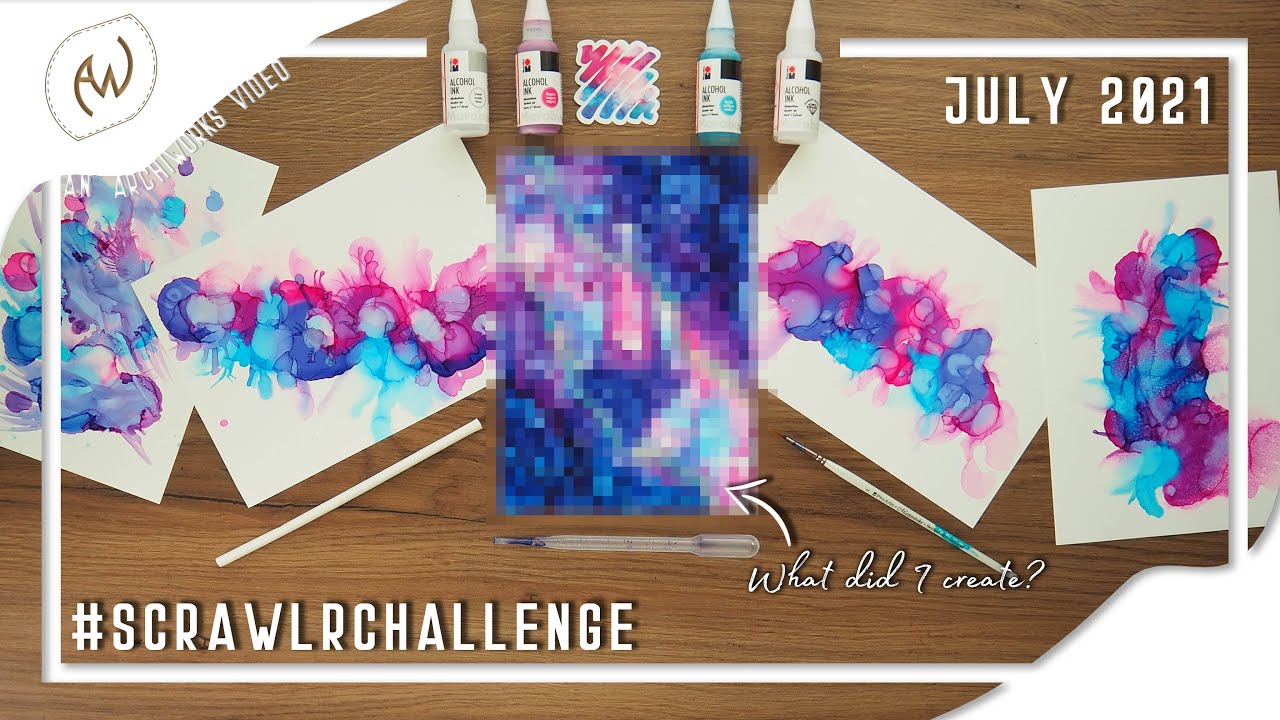 #scrawlrchallenge July 2021 | The Best Box Yet! | Real-time Painting
