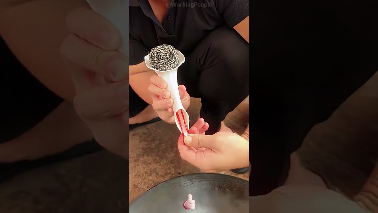 Советы по улучшению стальной ваты! 🧽 Долговечно, не царапает, чисто & удобно!