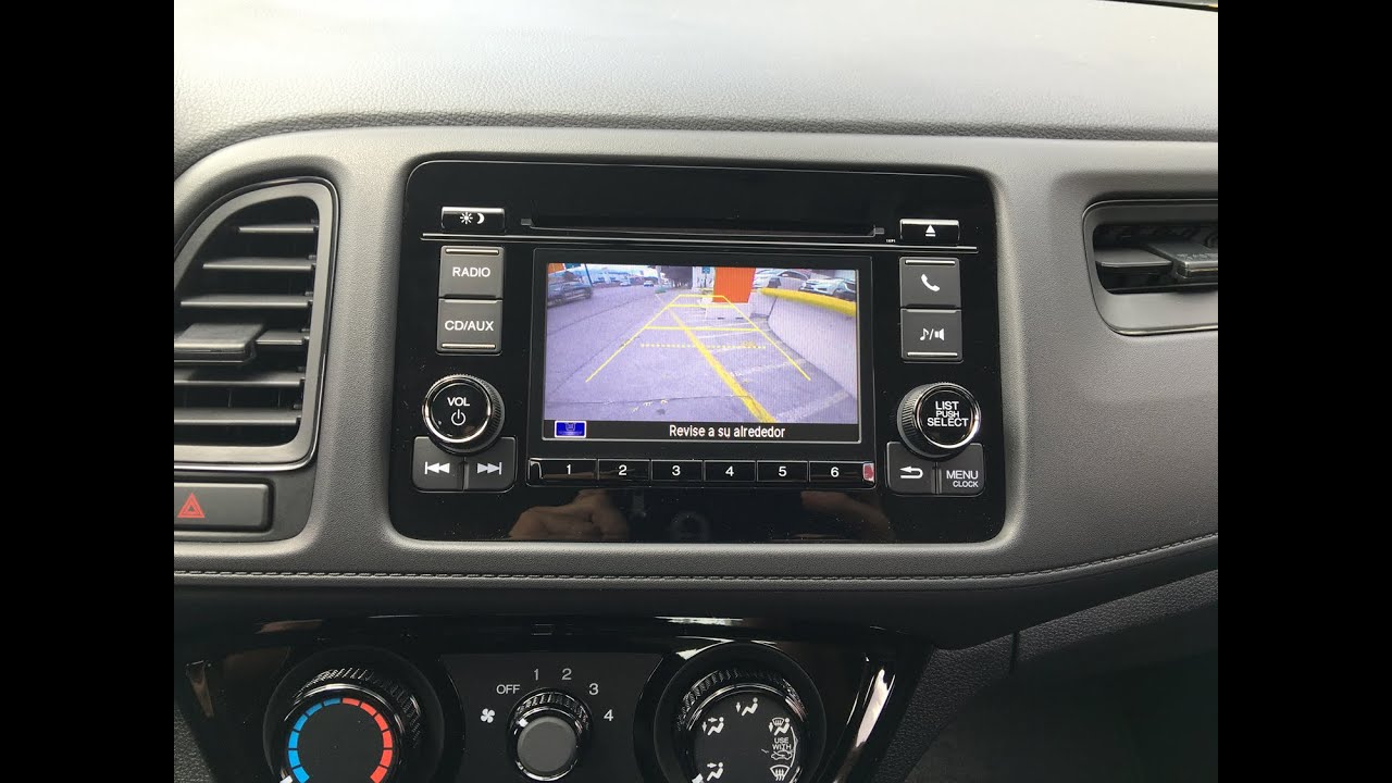 Instalacion de camara reversa para Honda HR-V años 2016 2017
