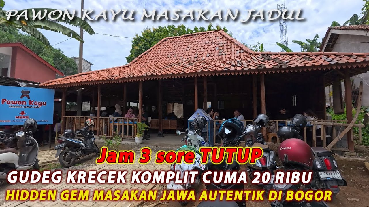 GUDEG JOGJA ALA DAUN JATI CUMA 20 RIBU ‼️ PAWON KAYU BOGOR 🤯 Hidden Gem Masakan Tradisional VIRAL !