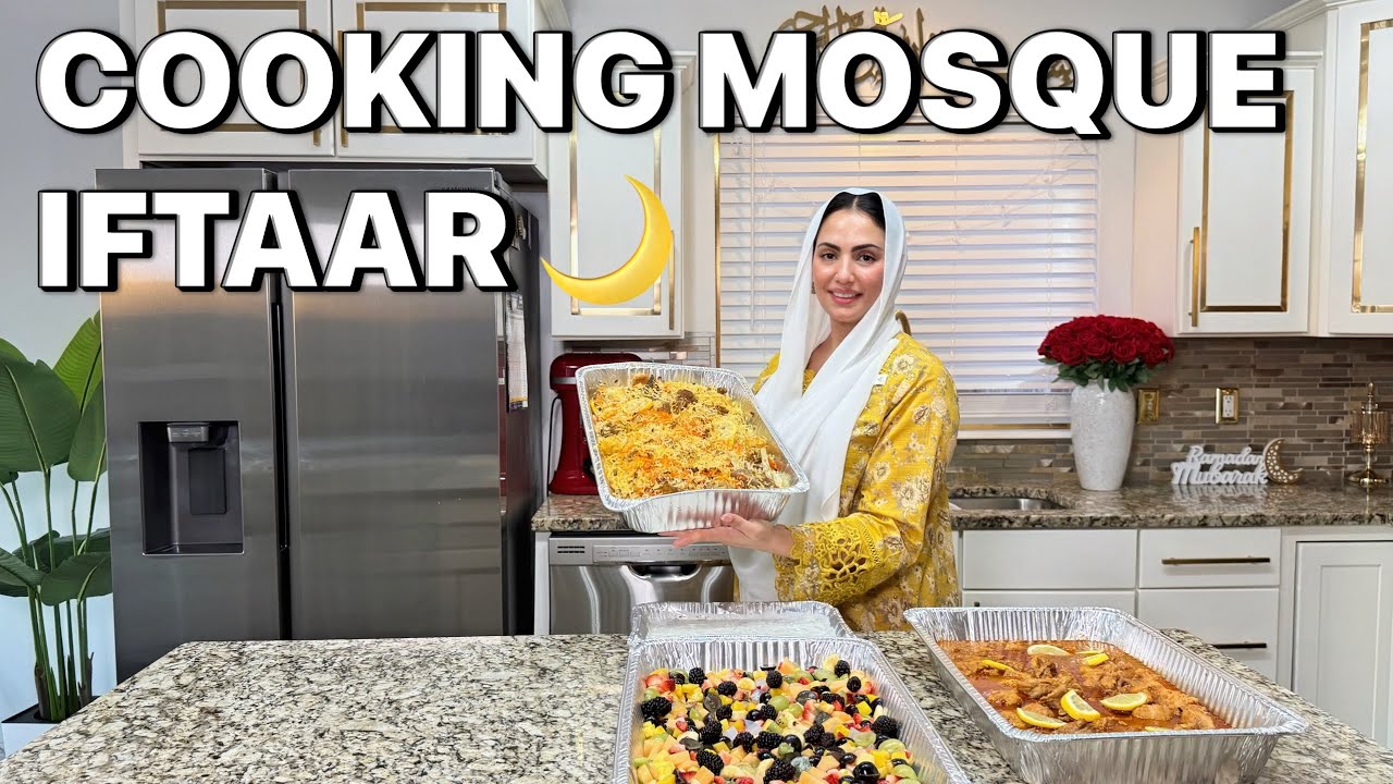 Cooking Iftaar for the Mosque | Ramadan Cooking Vlog🌙