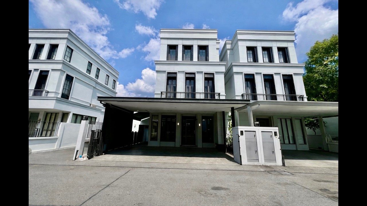 ขายด่วน บ้านแฝดหรู 3 ชั้น Eton Residence เกษตร–นวมินทร์ – รามอินทรา | ตกแต่งบิวอินกว่า 3 ล้านบาท