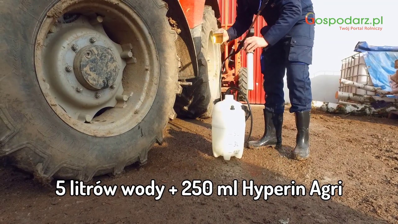 Płyn do mycia maszyn rolniczych Hyperin Agri Jak stosować?