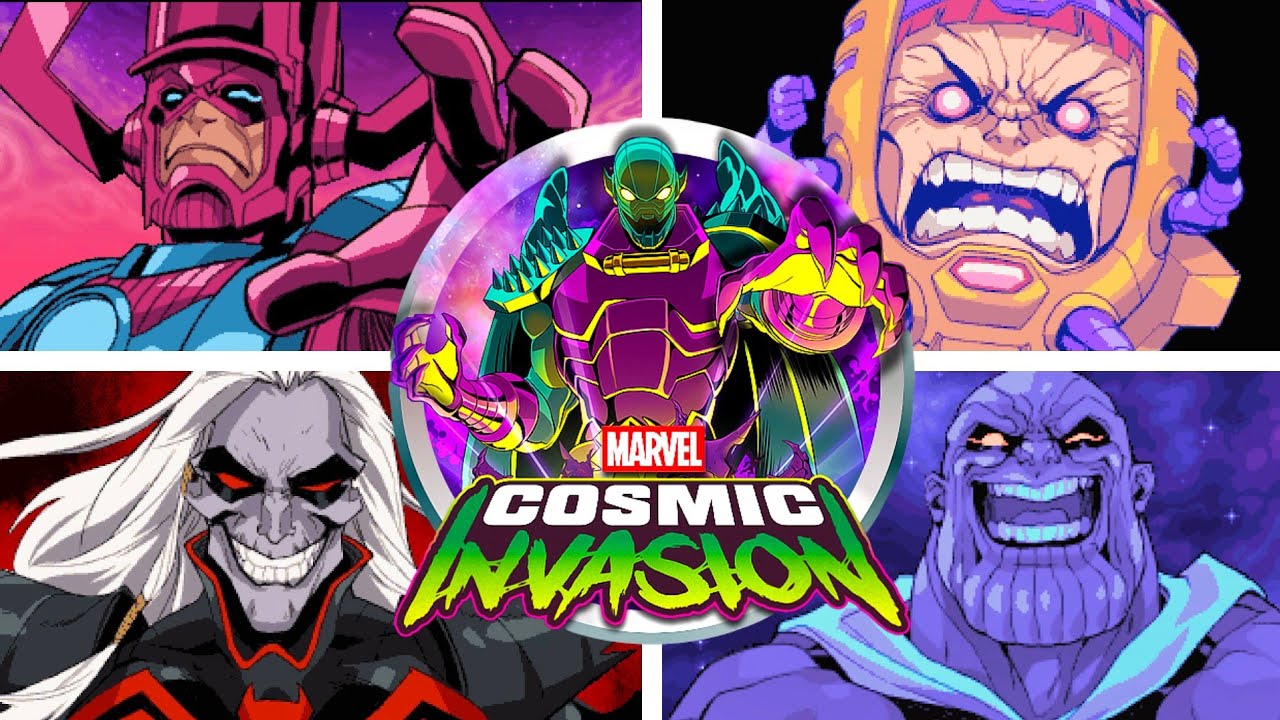 MARVEL COSMIC INVASION - All Bosses & Ending + Cutscenes [4K60FPS