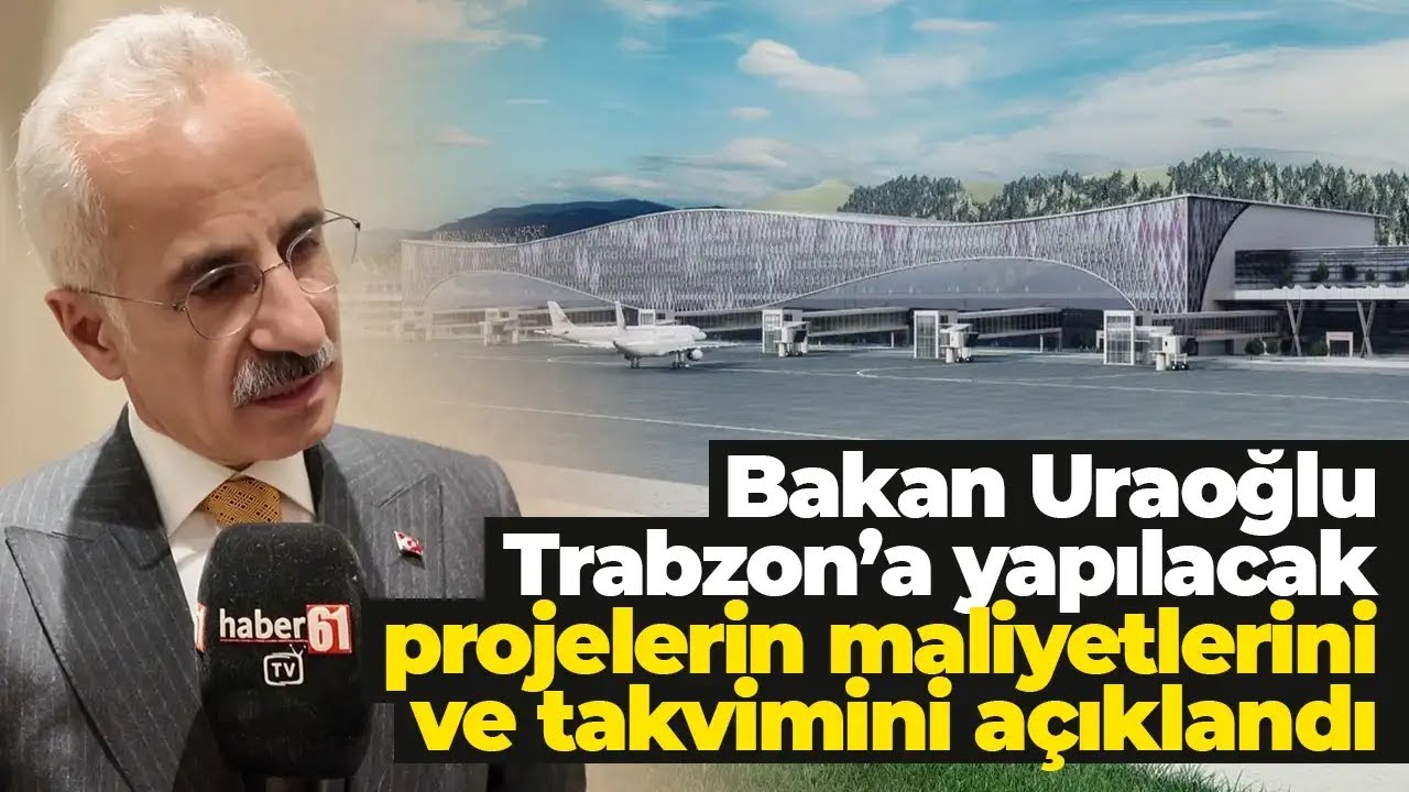 Bakan Uraloğlu, Trabzon'da yapımı süren projeler hakkında Haber61'e özel açıklamalarda bulundu