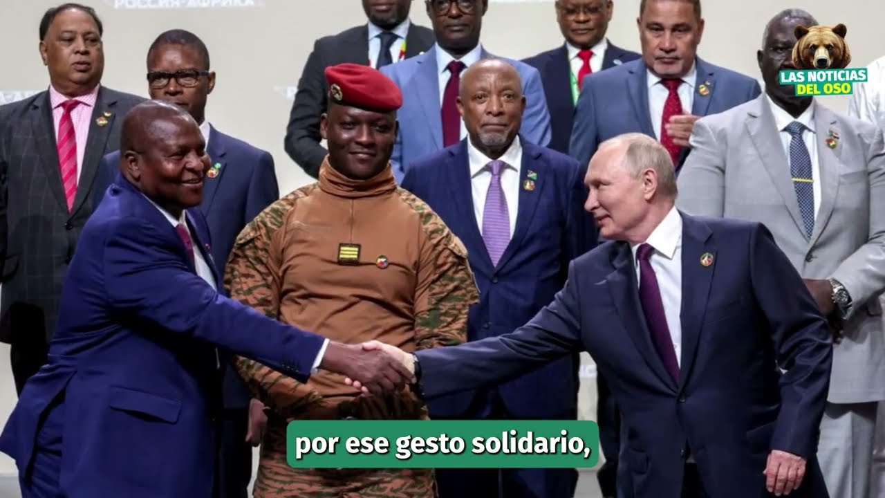 El discurso que sacudi&oacute; &Aacute;frica: Traor&eacute; habla frente a Putin