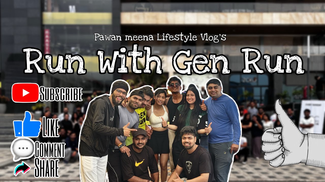 RUN with GEN Run 🫂💯 #pawanmeena #bhopalvlogers 