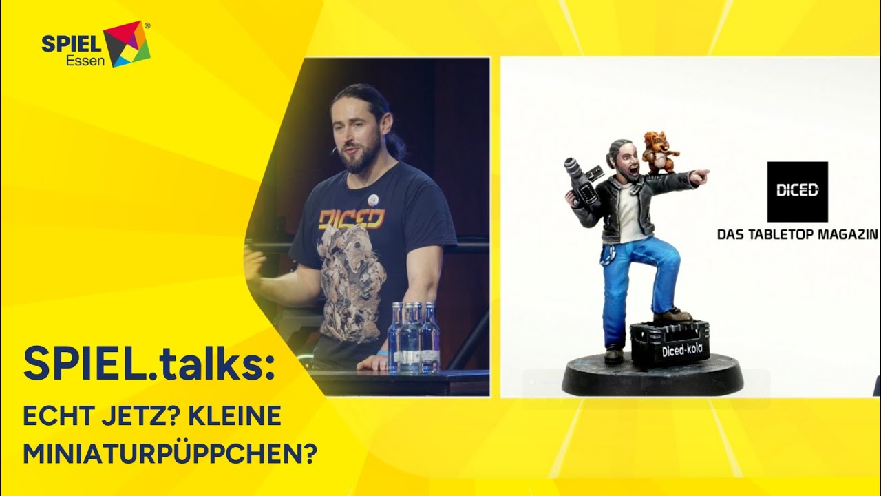 SPIEL.talks 2025 Echt jetzt? Kleine Miniaturpüppchen? Tabletop, das beste Hobby der Welt.