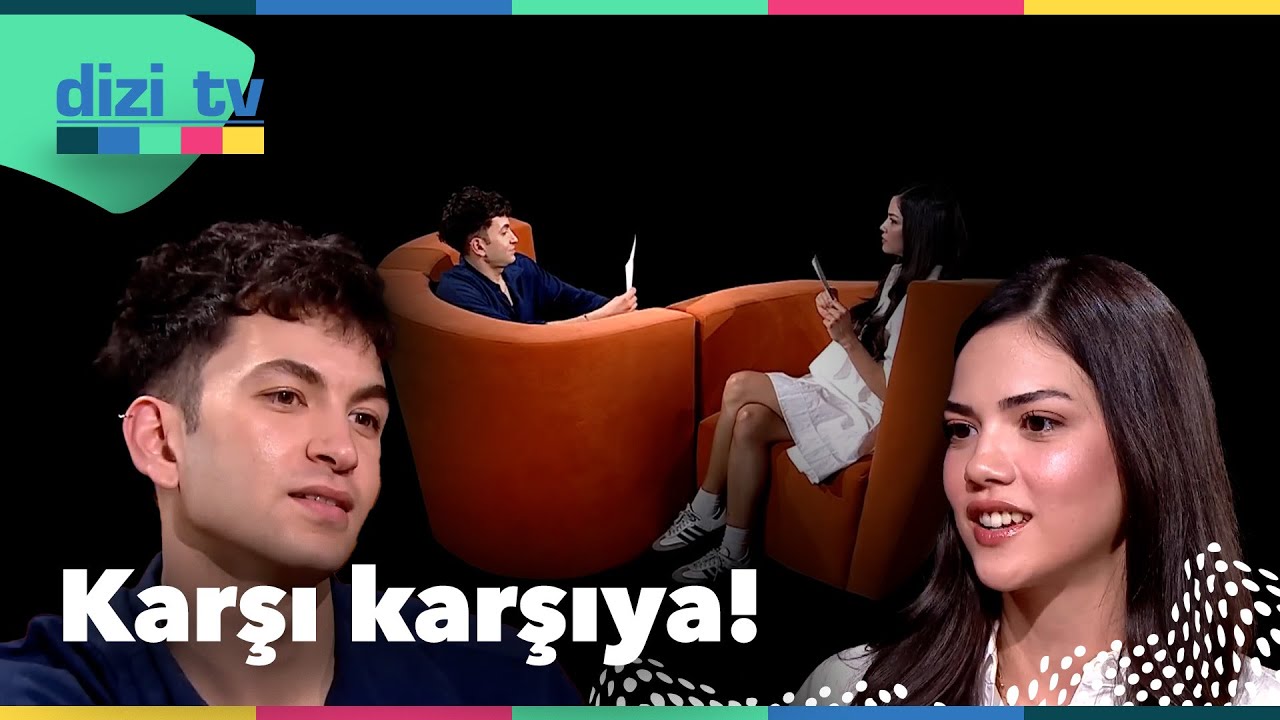 Eylül Lize Kandemir ve Berk Ali Çatal turuncu koltukta karşı karşıya