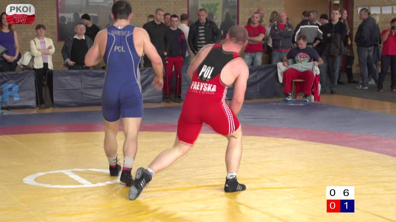 Kamil Skaskiewicz-Kamil Pałyska. Mistrzostwa Polski w zapasach. Kategoria 96kg