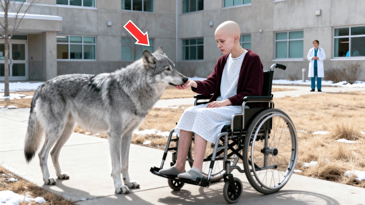 When a Wolf Went to the Hospital for a Dying Cancer Patient, Everyone Was Shocked