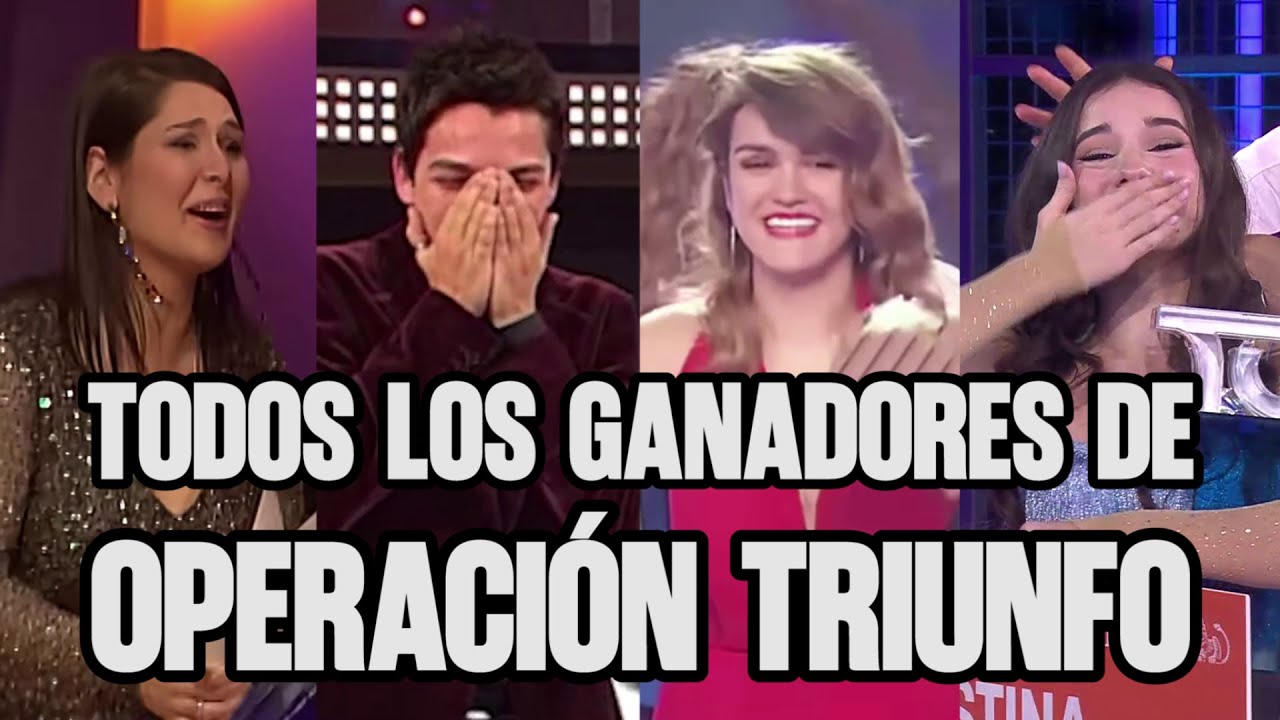 Todos los GANADORES 🏆 de la historia de OT 🎤 (actuaciones finales y proclamación)