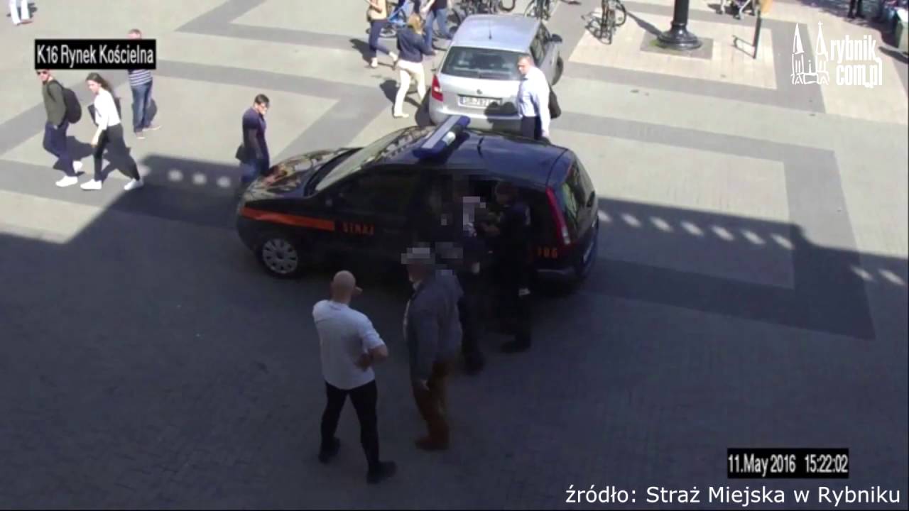 Próba kradzieży na rybnickim rynku. Do akcji ruszyli przechodnie