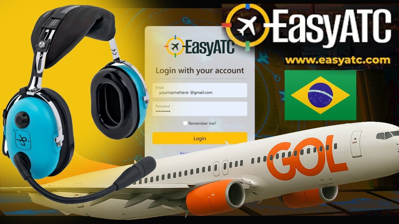 EASY ATC em voo internacional - fonia assistida | fraseologia