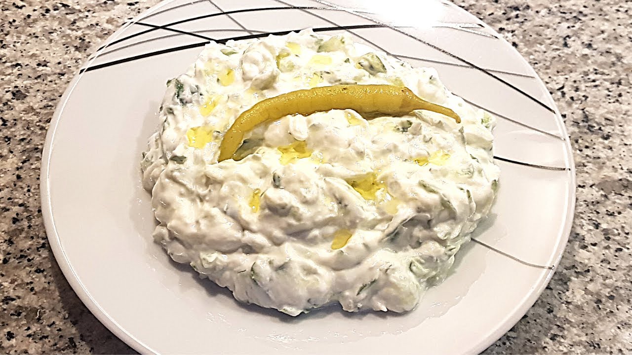 Tzatziki sauce la vrai recette de l'entrée grec, simple et rapide! the real Greek recipe!!!