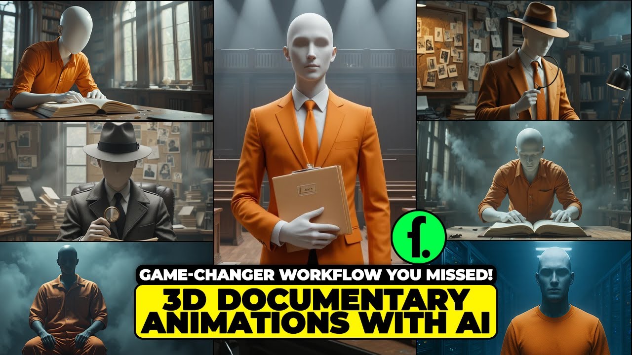 How To Create 3D Documentary Animations With AI &mdash; 100% FREE Game-Changer Workflow You Missed!