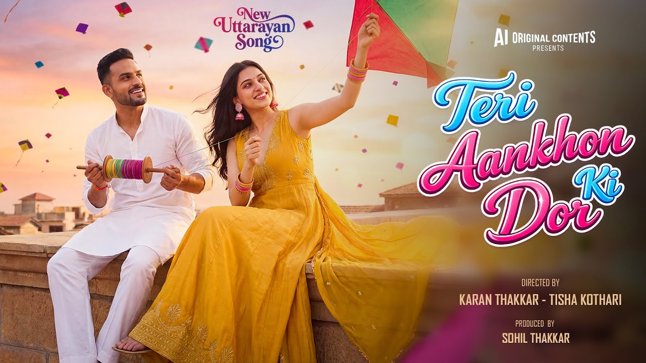 Teri Aankhon Ki Dor 🪁 | New Uttarayan Song 2026 | Makar Sankranti Kite Festival Song | Romantic Song