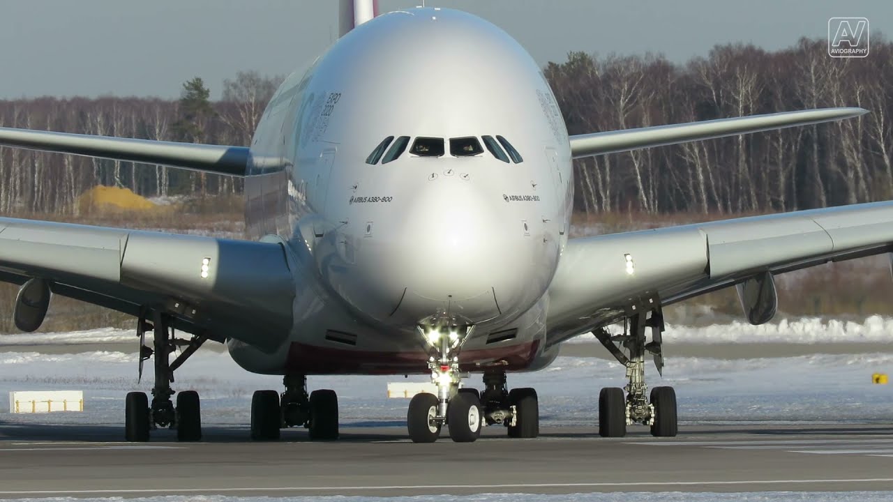 Главный повелитель неба - A380, лучшее за год в Домодедово, 2021.