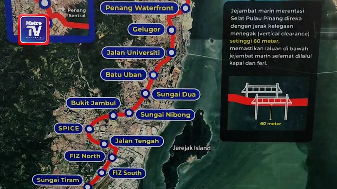 Laluan LRT Mutiara rangkumi 21 stesen, jajaran sepanjang 29.5km