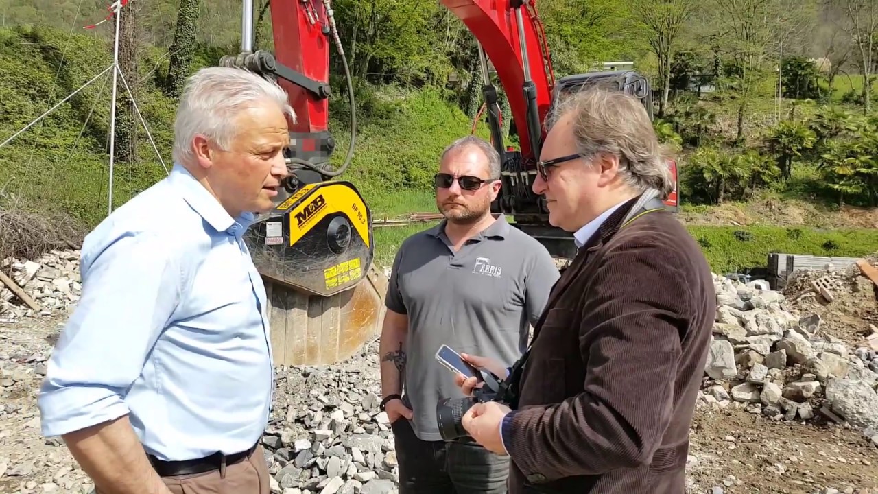Frantumazione a costo zero: video-intervista con Fabris Scavi in Svizzera