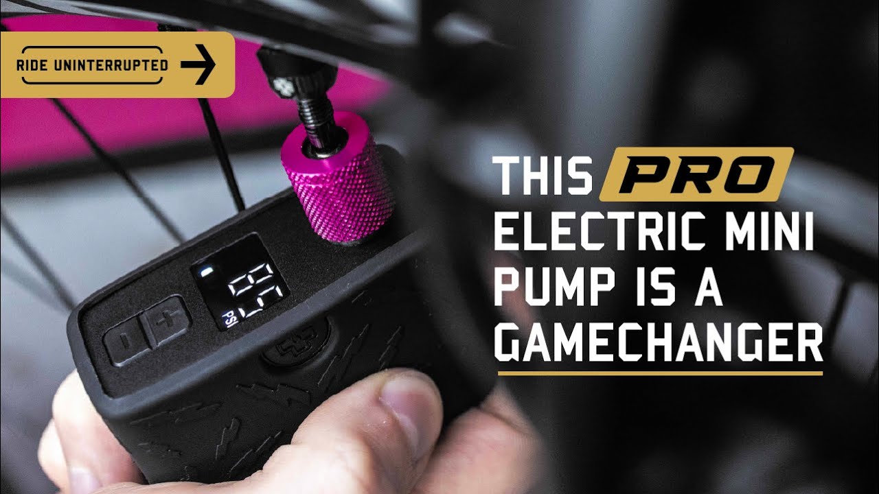 GAMECHANGER!! INTRODUCING MUC-OFF'S NEW AIRMACH ELECTRIC MINI INFLATOR PRO