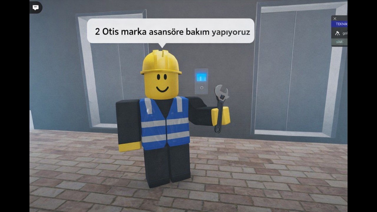 2 otis marka asansöre bakım yaptık