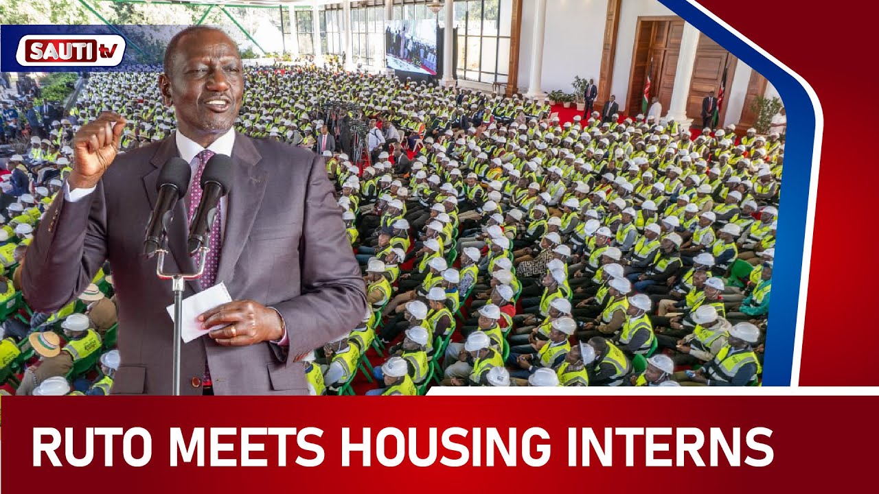 How President Ruto hosted a Mega Internship Launch for 5500 youths