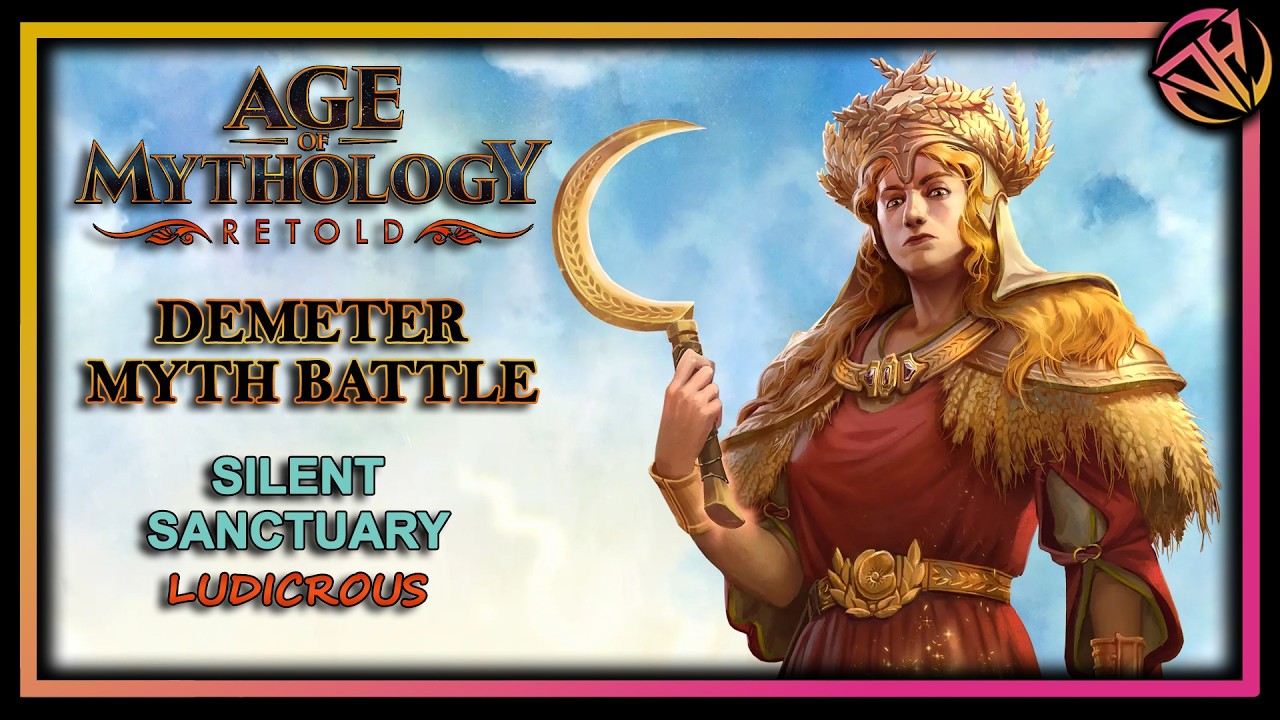 Silent Sanctuary | Age of Mythology Retold: Demeter Myth Battle Walkthrough (Ludicrous)