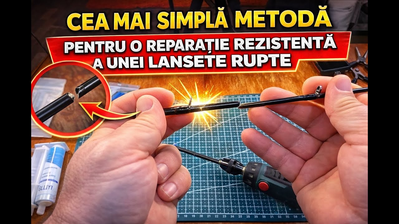 CEA MAI SIMPLĂ METODĂ PENTRU O REPARAȚIE REZISTENTĂ A UNEI LANSETE RUPTE