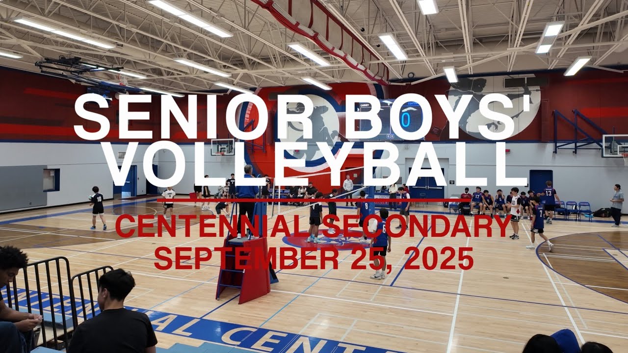 SET 1 - Centennial Secondary Senior Boys' Volleyball vs. Archbishop Carney