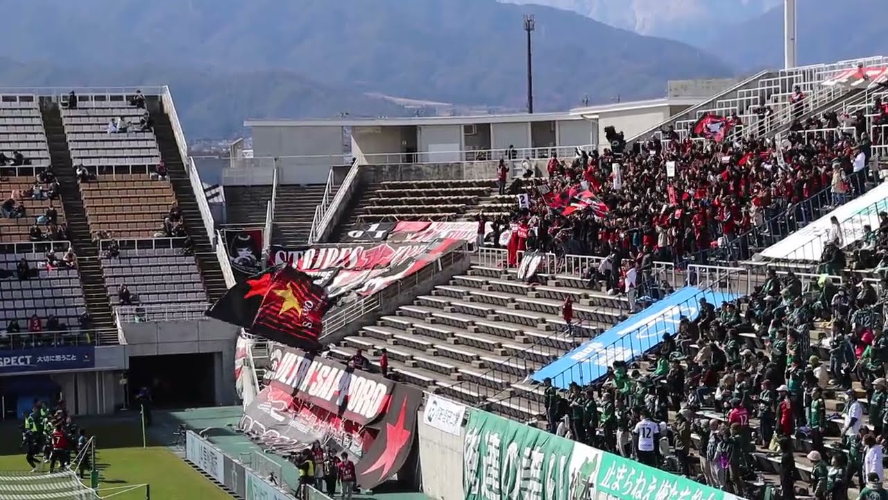 2026　J2・J3特別大会 EAST-B 第5節　松本vs札幌　札幌チャント「世界を切り拓け（選手挨拶時）」