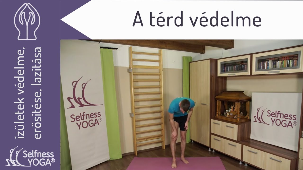 Térd védelme az álló pózok kivitelezése során - jóga élettan