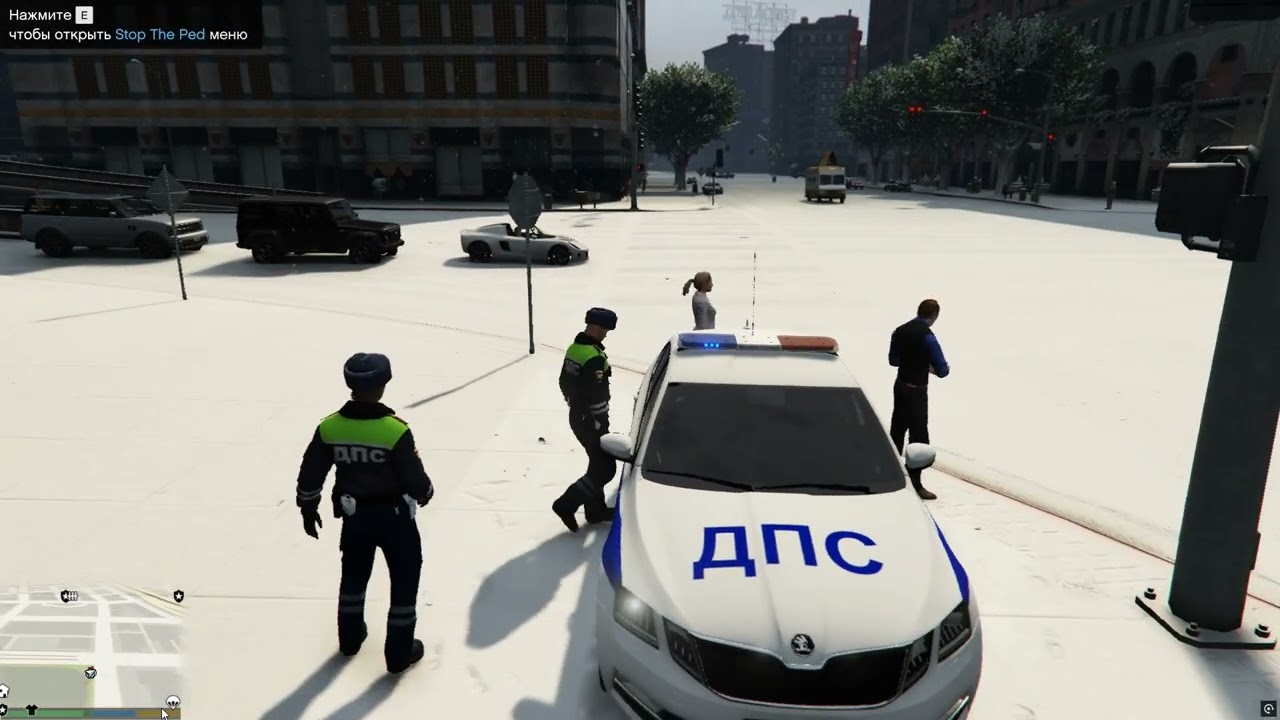 Будни ДПС. LSPDFR №4 Russian Police LSPDFR.