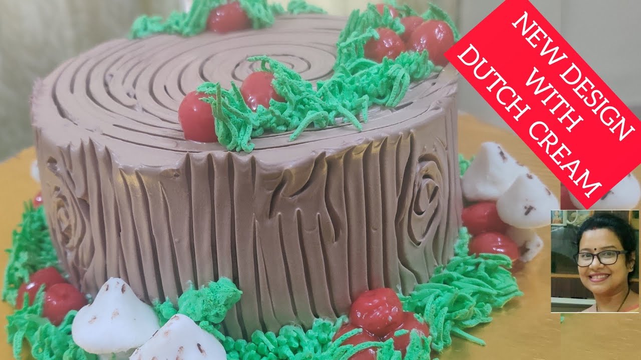 NEW DESIGN WITH DUTCH CREAM #cake #cakedecoration #cakeideas #crazyshades