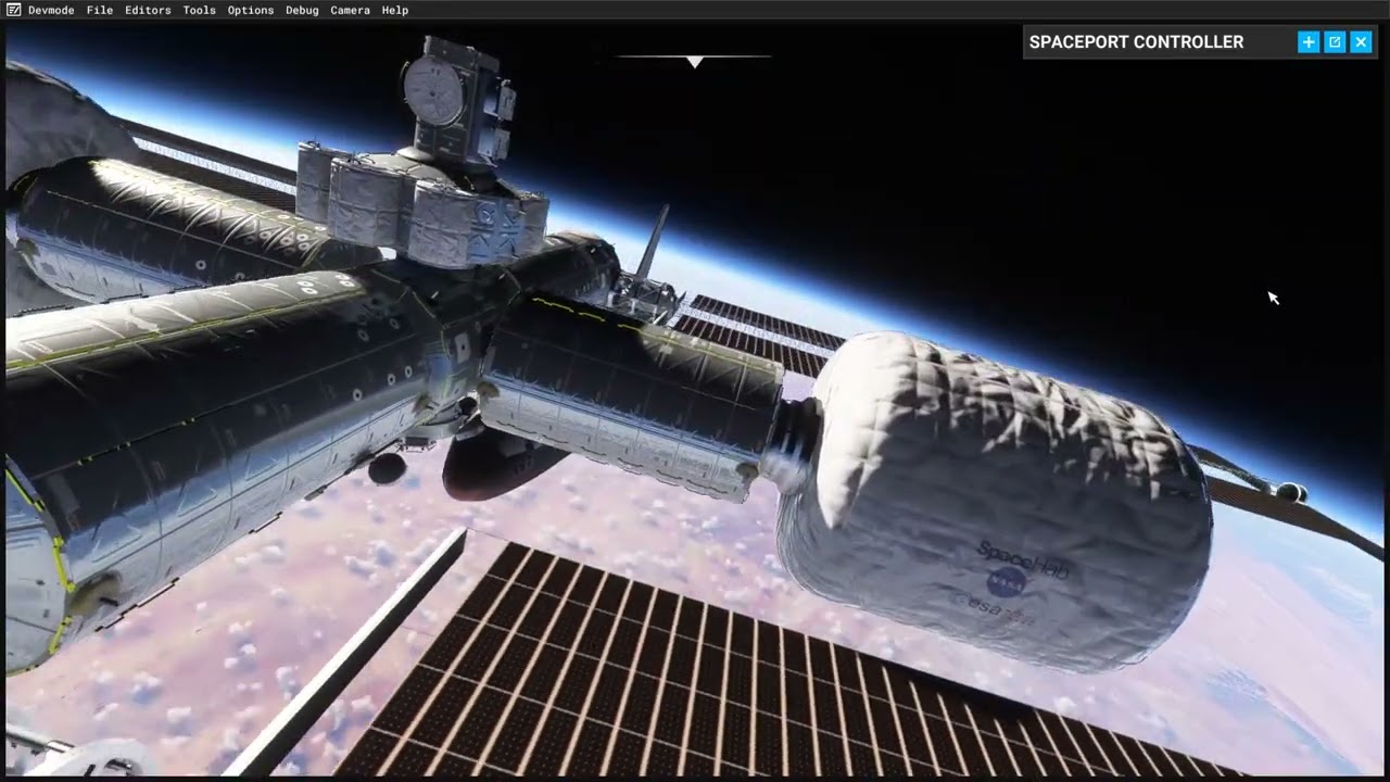 SpacePort for Microsoft Flight Simulator 2020 December 2025 Tech Demo 3 WIP
