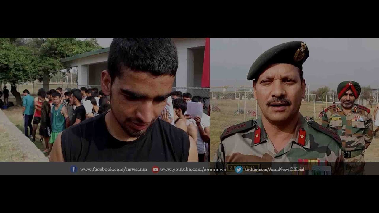 ARMY ORGANIZES RECRUITMENT RALLY IN JAMMU & KASHMIR